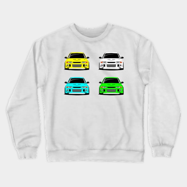 Mitsubishi Lancer Evolution V X4 Cars Crewneck Sweatshirt by Car_Designer